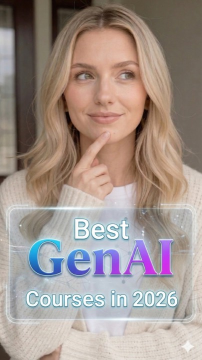 Reel cover — Best GenAI Courses