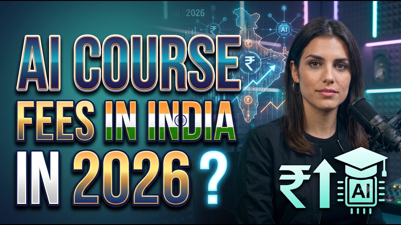 Video thumbnail: How Much Do AI Courses Fees in India in 2026? | AI Courses Cost in India | LogicMojo AI & ML Course