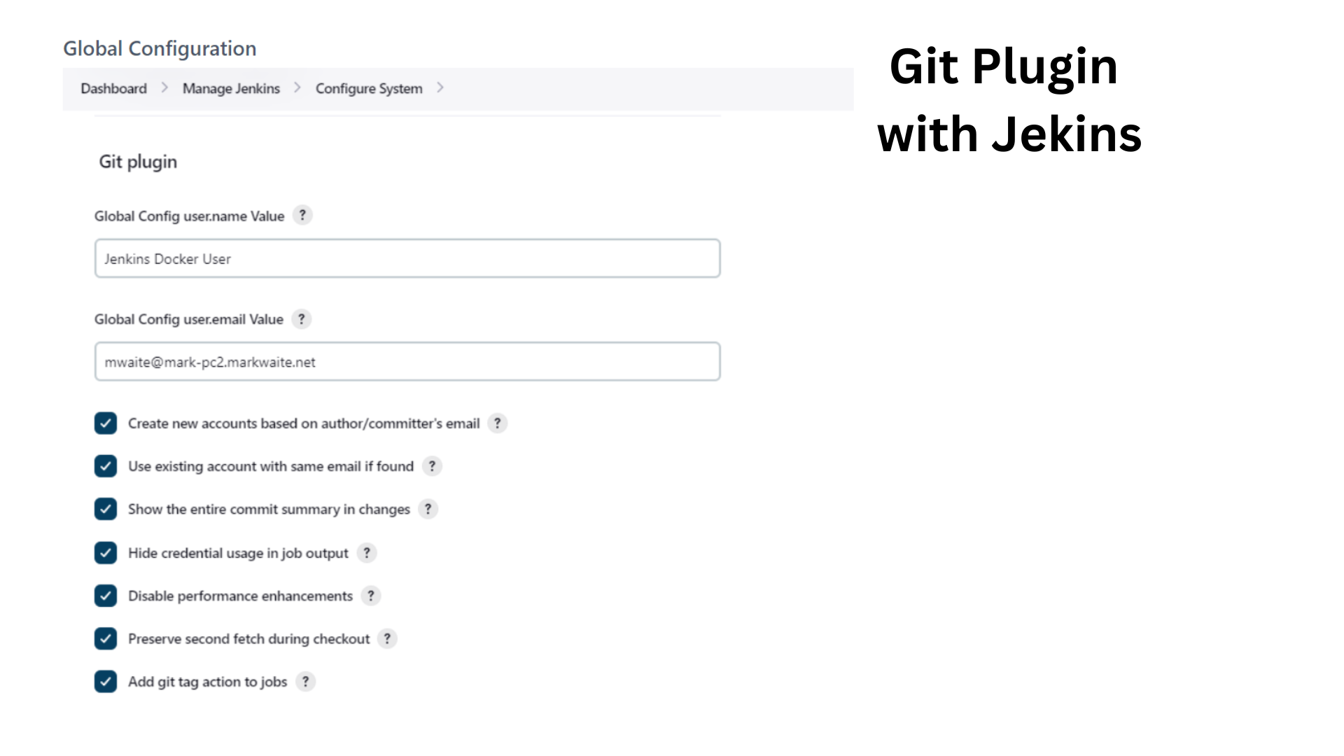 integrating Jenkins with Git