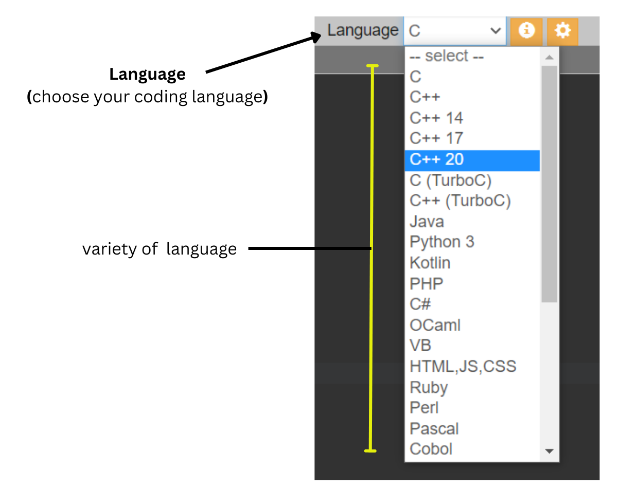 Online GDB is online ide with compiler and debugger for C/C++