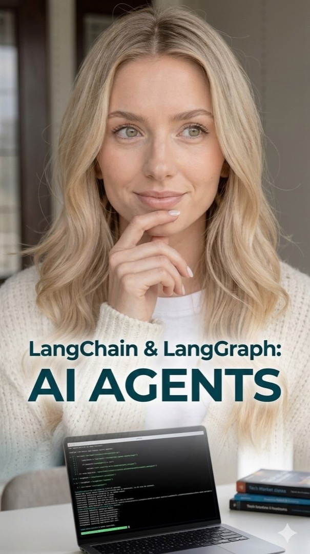 LangChain & LangGraph: AI Agents — Instagram reel cover