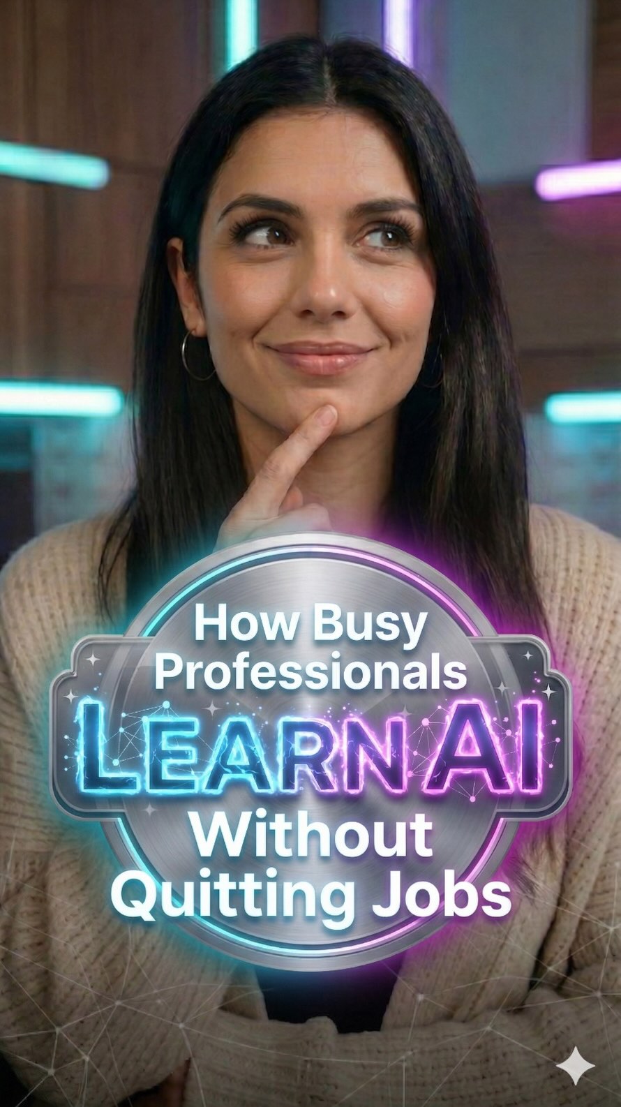 How Busy Professionals Learn AI Without Quitting — Instagram reel thumbnail