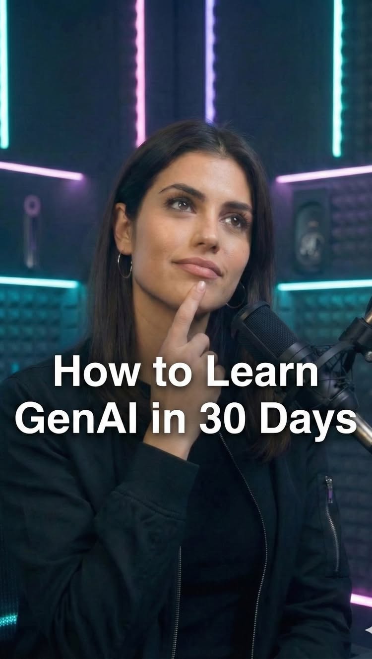 How to Learn GenAI in 30 Days